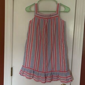 Vineyard Vines sundress, pink, blue and white stripes